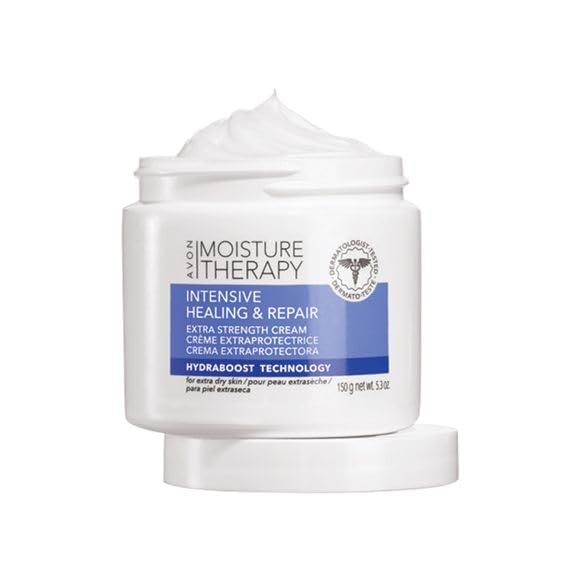 Avon Moisture Therapy Intensive and Repair Extra Strength Cream for Dry Skin Jars 5.3 Oz. Perfect for Winter Dry Skin
|